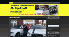 Desktop Screenshot of fahrschule-boekhoff.de